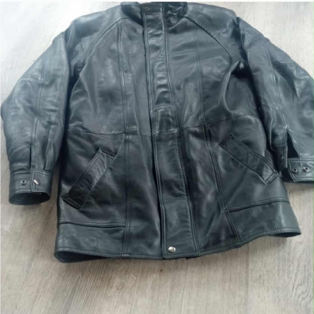 Raffaelo Rossi Black Leather Field Jacket